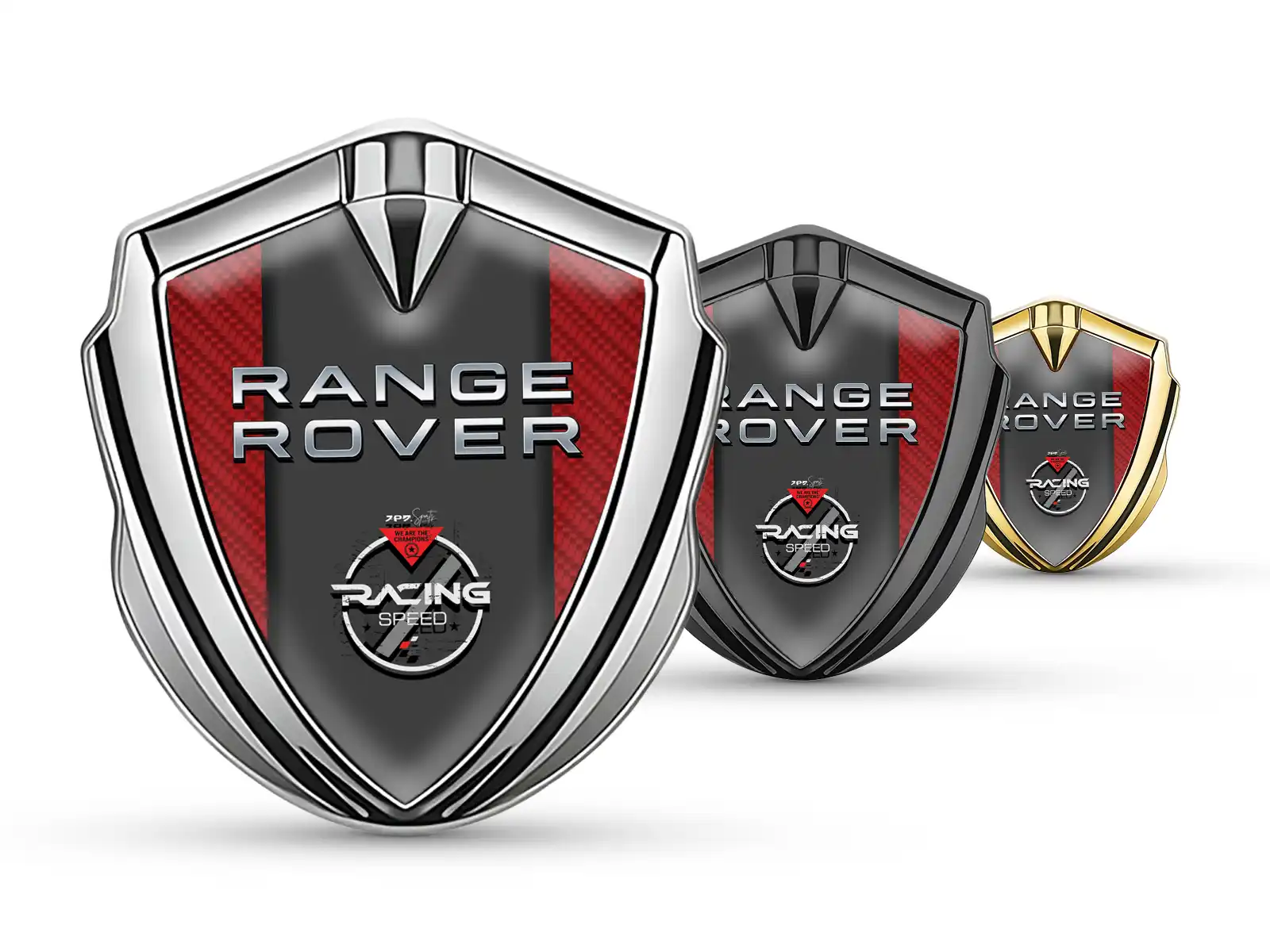 Land Rover Emblema Silicone Badge Stile Pro Inox